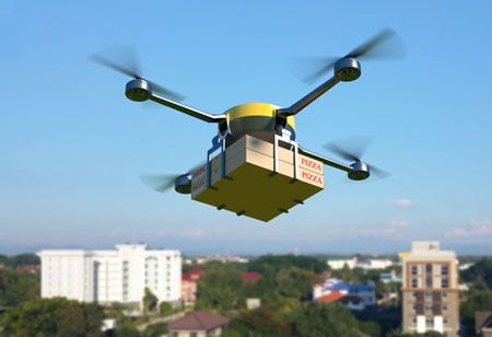How Would Future Food Delivery by Drones Work?